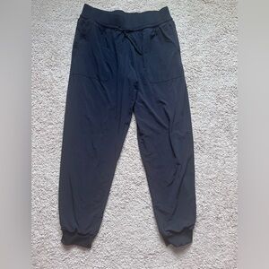 All in Motion Black Sweatpants with Tapered Leg and Elastic Waistband